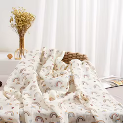 Elinfant Toalla muselina bambú – Manta envolvente suave para bebé