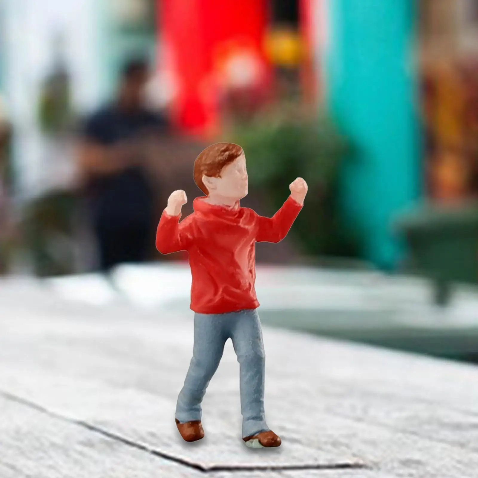 Figura en miniatura Diorama con personas callejeras para niños - imagen 4