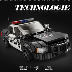 Bloques de coches policía para niños – Juego construcción educativo