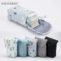 Bolsa portapañales impermeable reutilizable para bebé