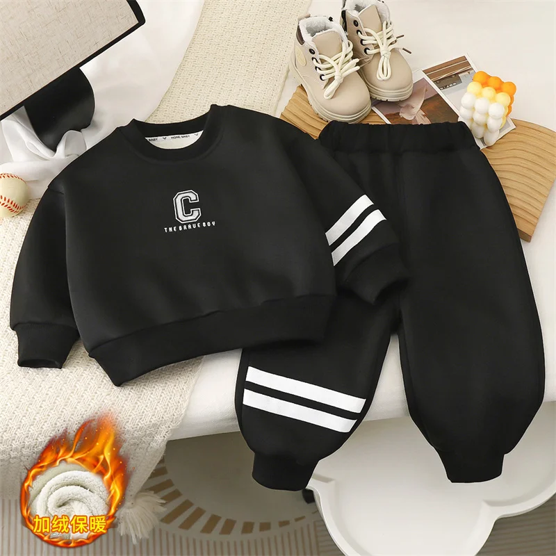 Conjunto bebé terciopelo inverno – Suave y abrigado recién nacido - imagen 2