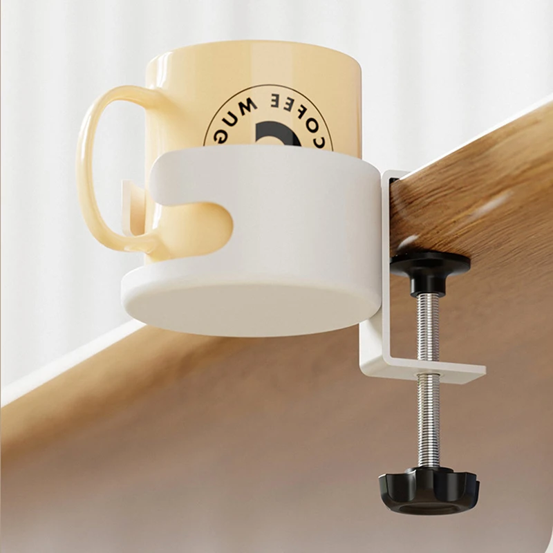 Soporte para vasos de escritorio con abrazadera giratoria y ajustable - imagen 2