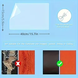 Protector antiarañazos: cinta transparente PVC impermeable para gatos