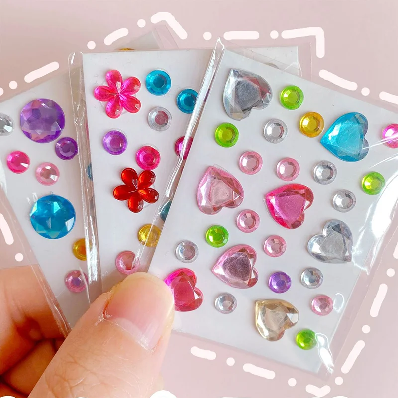 Pegatinas Mini de diamantes acrílicos 3D – Decoración artesanal para niños - imagen 5