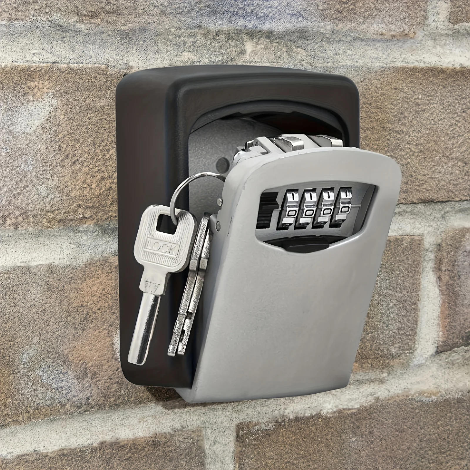 Caja de llaves de combinación de pared segura sin batería - imagen 4