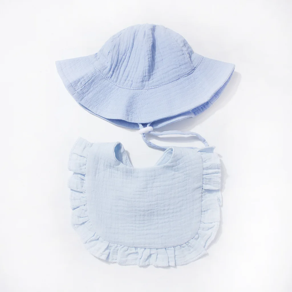 Gorro fisherman de algodón con babero para bebé, suave y cómodo - imagen 5