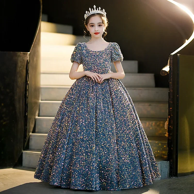 Vestido de fiesta con lentejuelas para niña – Ideal en celebraciones