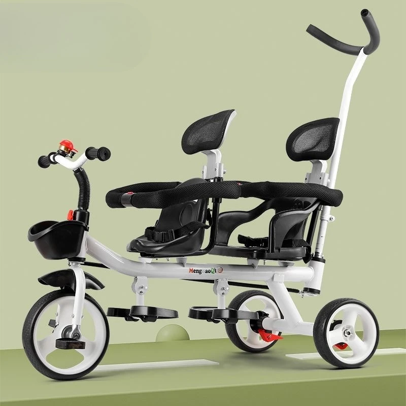 Cochecito doble compacto de paseo con asientos gemelos plegable - imagen 3