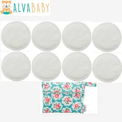 ALVABABY Almohadillas de lactancia reutilizables bambú
