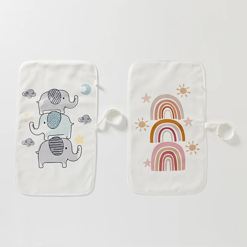Cambiador de bebé impermeable con dibujos animados – Lavable a máquina - imagen 3