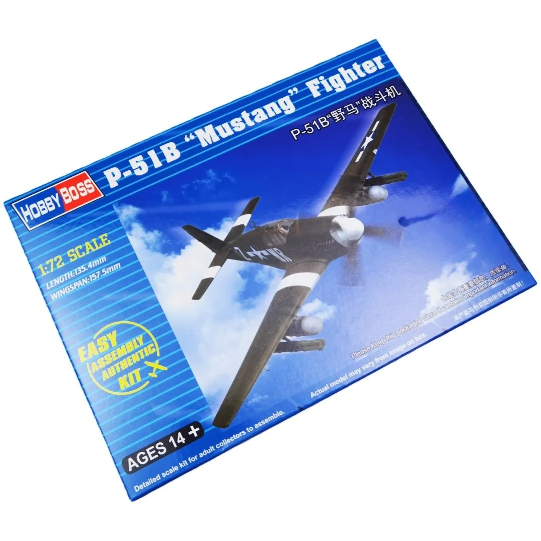 TRUMPETER P-51B Mustang: modelo de avión plástico para montar