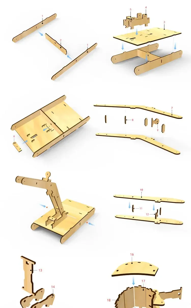 Excavadora hidráulica montada – Experimentos científicos para niños - imagen 2