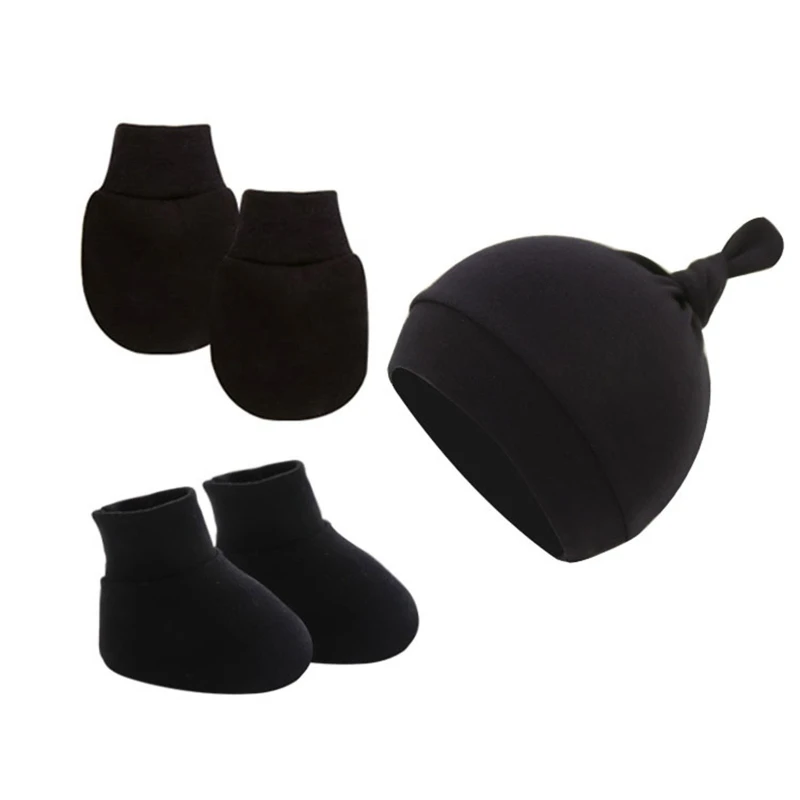 Conjunto completo gorro, guantes y calcetines para bebé
