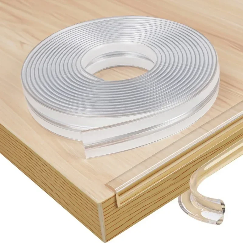 Protector anti-colisión PVC transparente esquinas bordes bebé - imagen 3