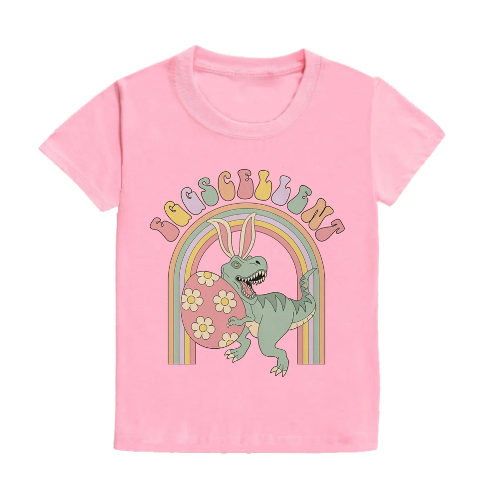 Camiseta casual infantil con temática de Pascua