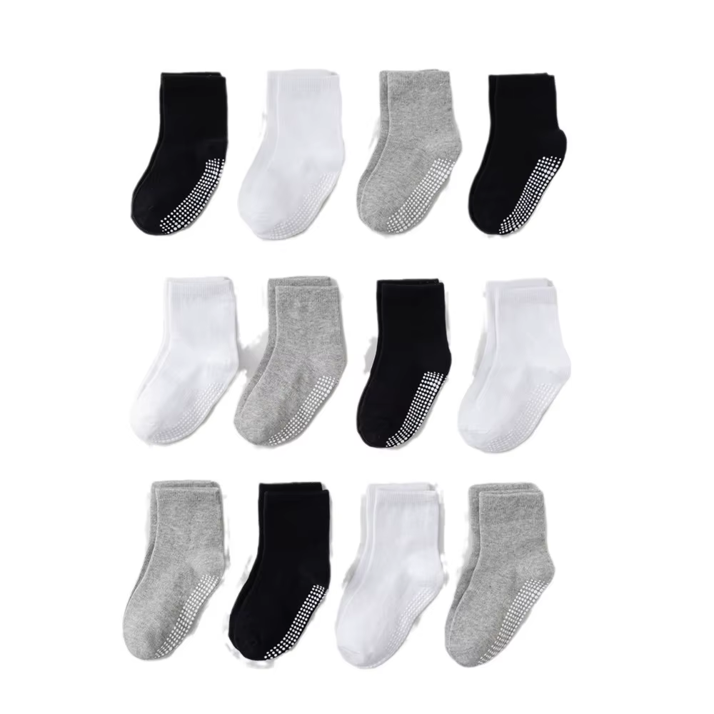 Calcetines antideslizantes de algodón para bebés y niños pequeños – De 0 a 7 años - imagen 4