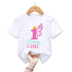 Camiseta princess con corona para niña – Manga corta