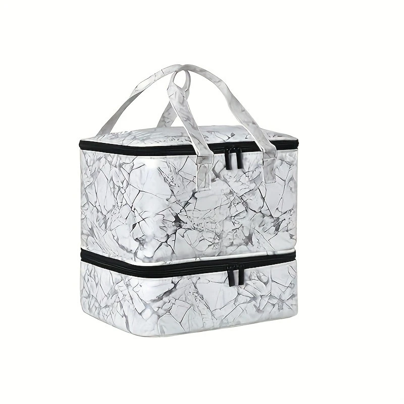 Estuche organizador de viaje para uñas con compartimentos - imagen 4