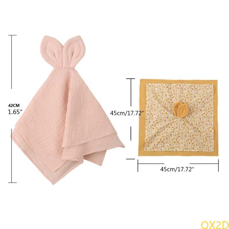 QX2D conejito de peluche calmante para muñeca de recién nacido - imagen 5