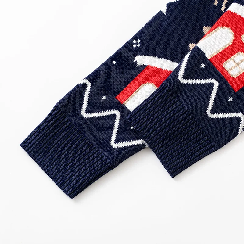 Jersey de Navidad para niñas punto cálido holgado - imagen 3