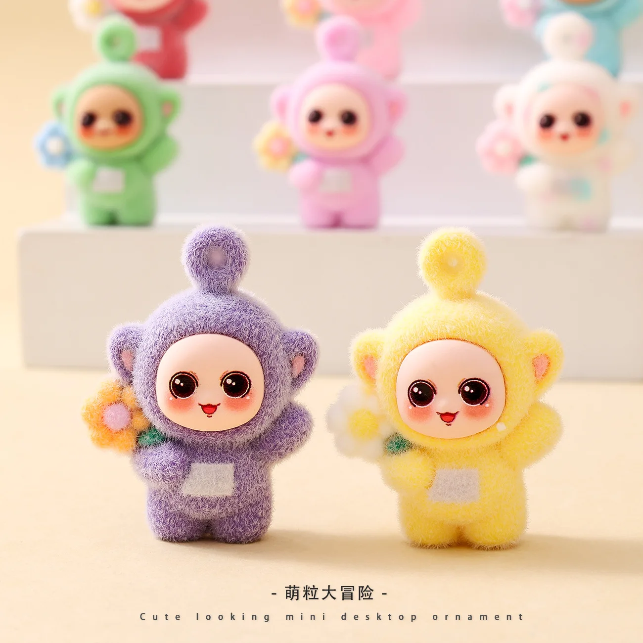 Figuras de muñecas bebé con flores para decorar escritorio regalo - imagen 5