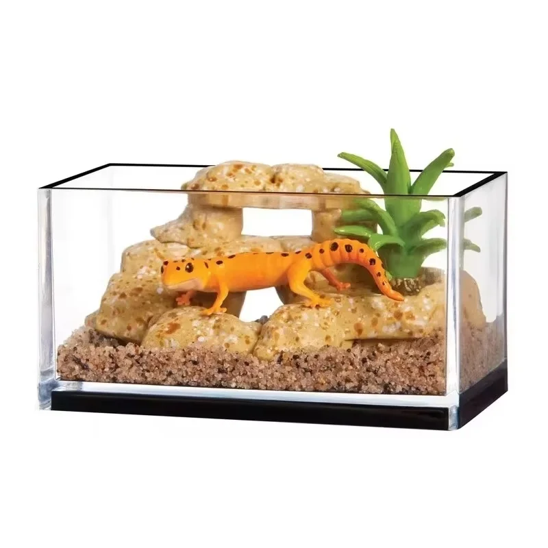 Miniuniverso caja misteriosa con figuras artesanales de animales - imagen 3