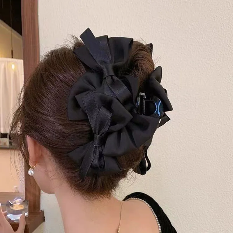 Pinza de pelo con lazo estilo francés para niñas tiburón - imagen 4