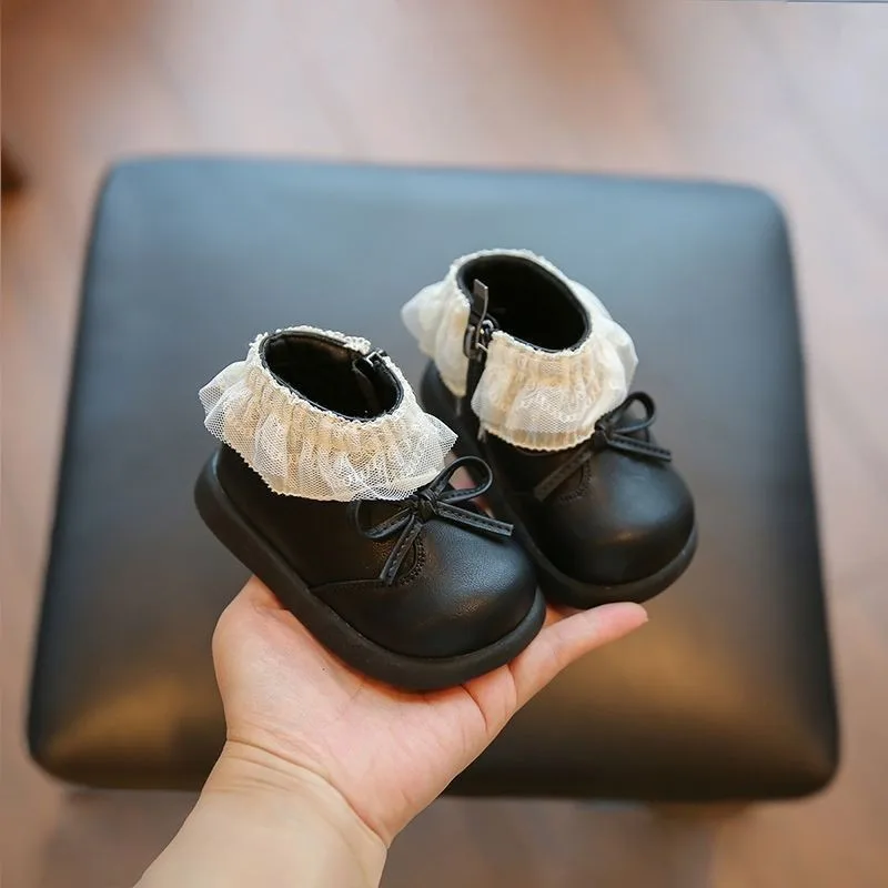 Botas cortas de bebé para otoño-invierno cálidas antideslizantes - imagen 2