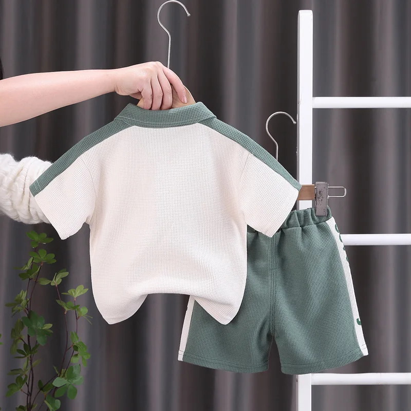Conjunto verano bebé de algodón suave: camiseta y pantalón corto - imagen 5