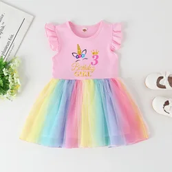 Tuu vestido de unicornio para niña – Fiesta de cumpleaños