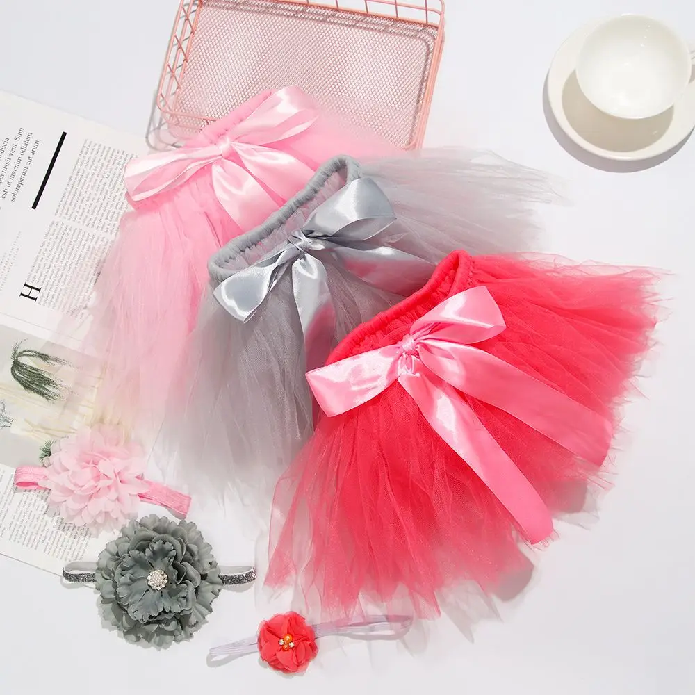 Accesorios de fotografía para recién nacido: falda tutú princesa - imagen 2