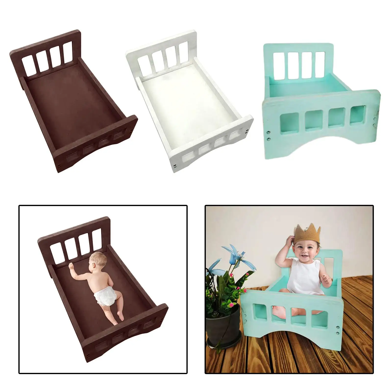 Accesorios foto recién nacidos para cama y silla reclinable - imagen 4