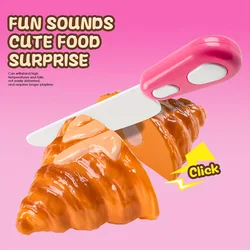 Juego de cortar pan de juguete de cocina para niños