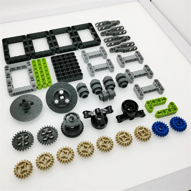 Accesorios mecánicos para bloques de construcción con engranajes a mano - imagen 4