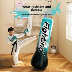 Columna de boxeo inflable infantil con base de PVC para casa