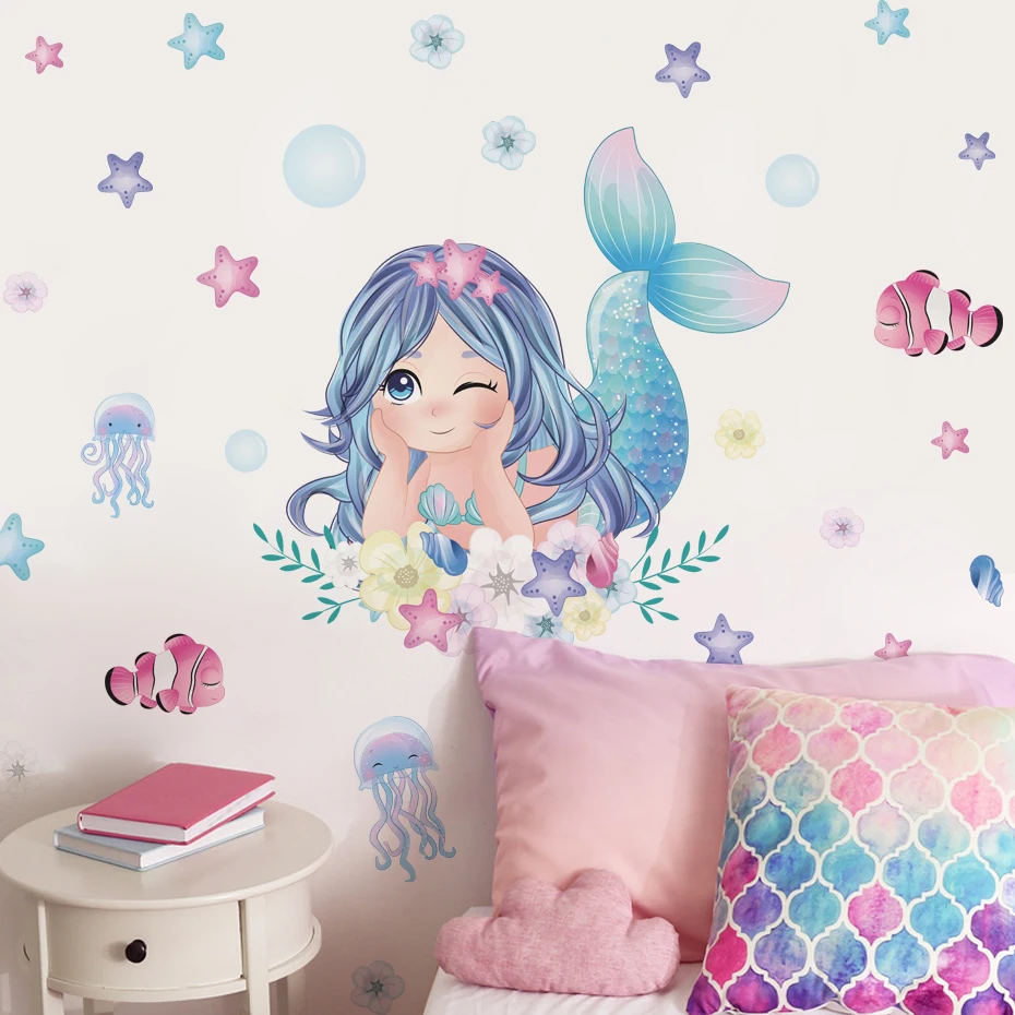 Pegatinas de pared de medusas oscilantes para habitación infantil - imagen 4