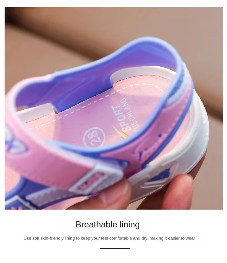 Sandalias para niños listas para el verano
