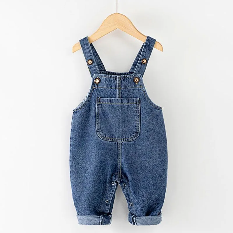 Pantalones vaqueros bebé con tirantes – Estilo casual