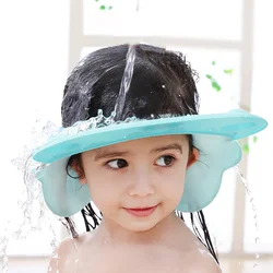 Gorro de ducha infantil con visera para lavado del cabello