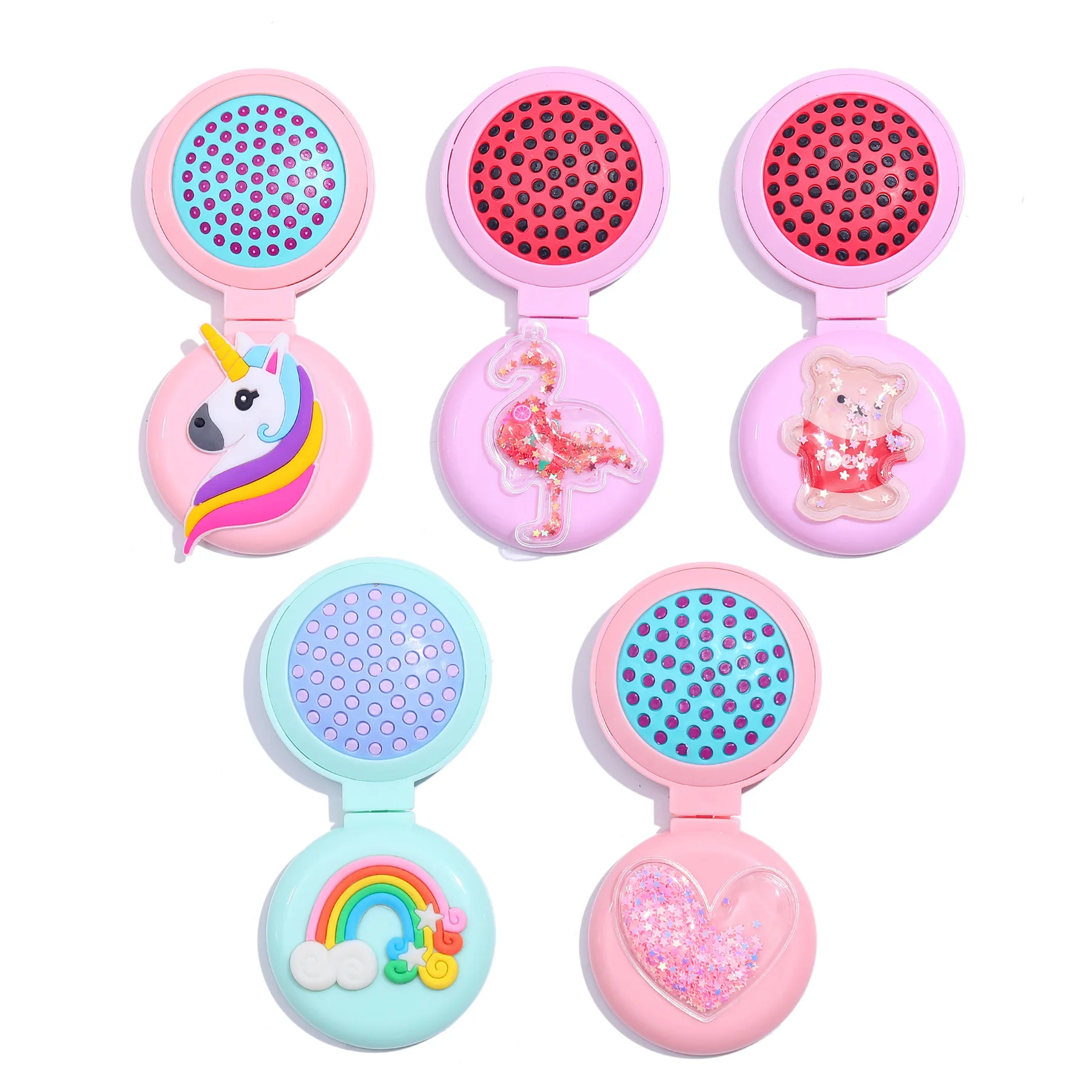 Cepillo plegable compacto de estilo infantil