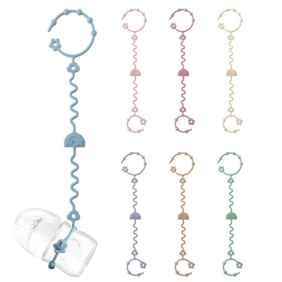Mordedor de silicona para bebé con cadena – Ajustable y sin BPA - imagen 2