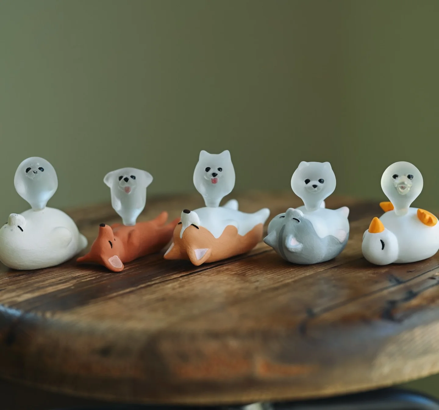 Stasto Floating Out y About: Figuras gashapon Animal Spirit - imagen 5