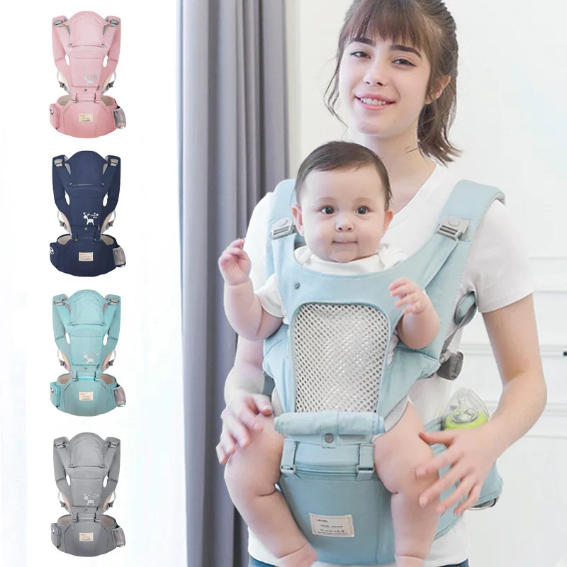 Portabebés ergonómico tipo canguro para recién nacido y viaje - imagen 3