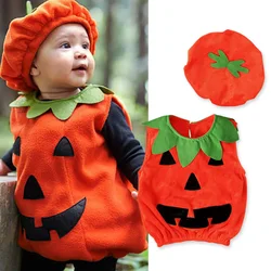 Disfraz calabaza beb: Pelele con sombrero Halloween