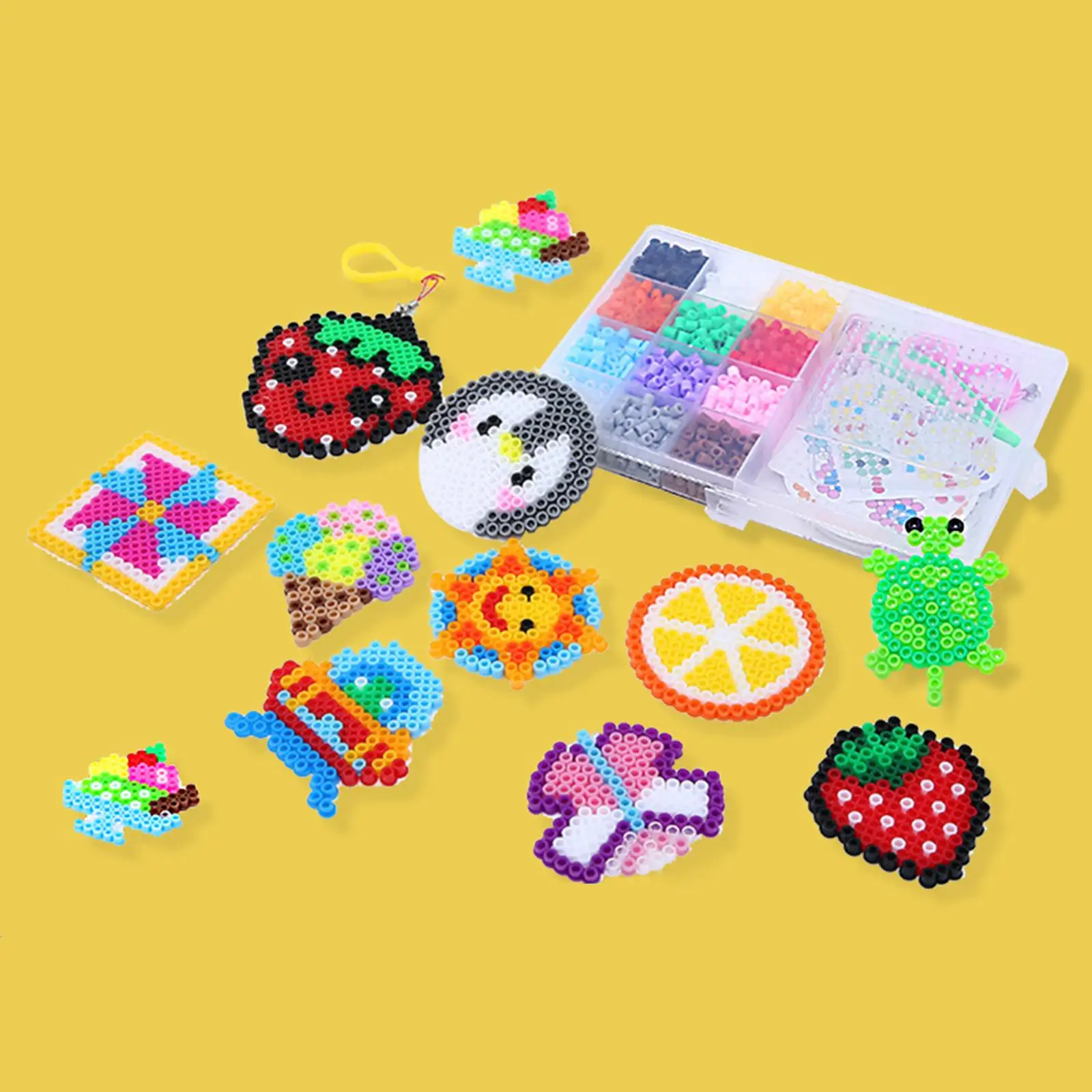 Hama perlas de fusión para manualidades infantiles y rompecabezas - imagen 2