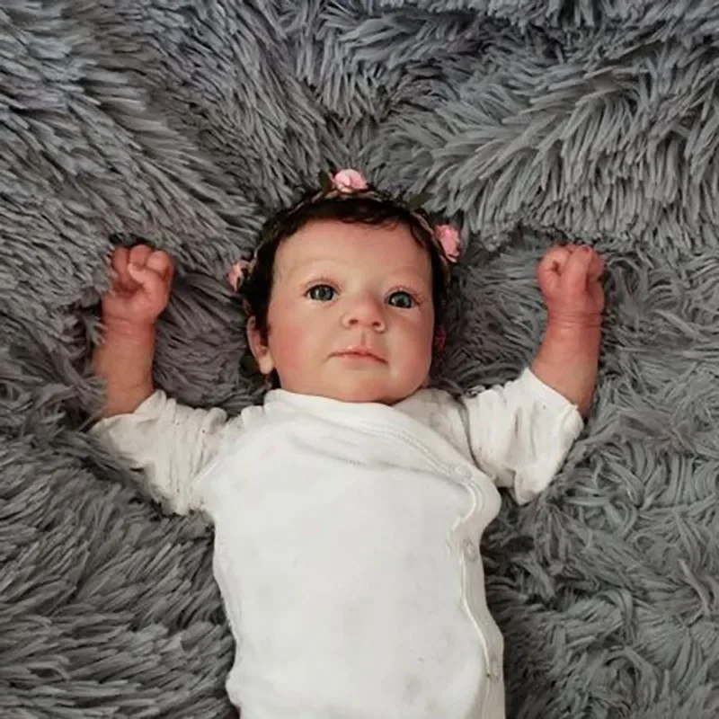 Muñeca reborn Felicia con piel 3D, tacto suave y pelo de raíz - imagen 2