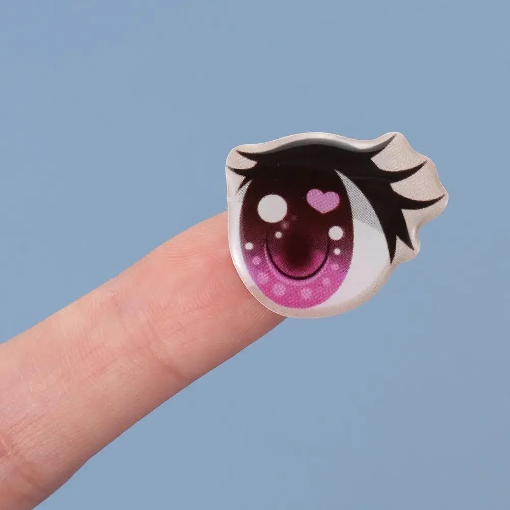 Accesorios DIY de pegatinas con ojos para muñecas estilo anime - imagen 2