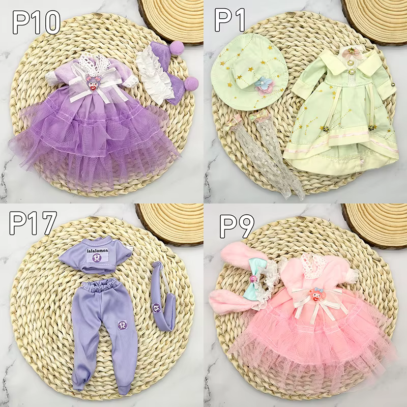 Accesorios para casa de muñecas: falda y sombrero para BJD - imagen 5