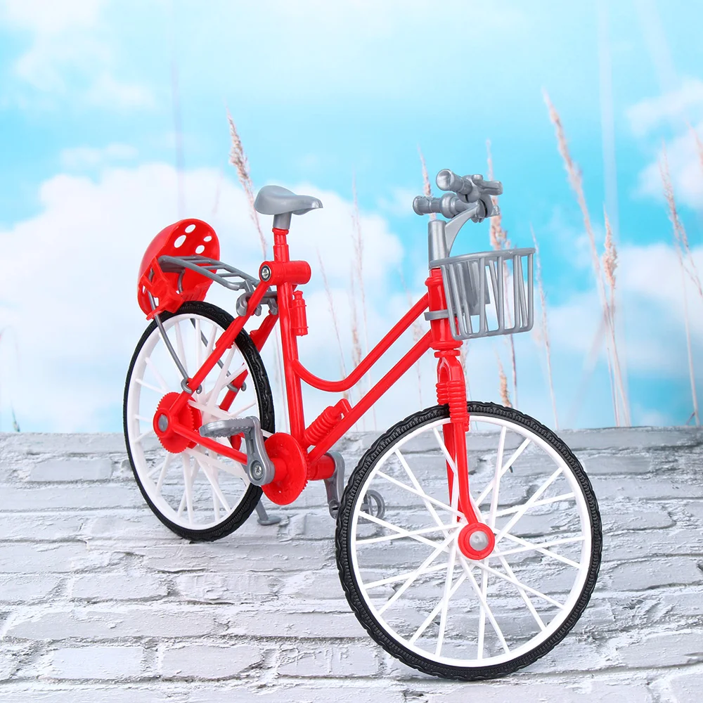 Bicicleta con cesta para muñecas Adollya – Accesorios para niños - imagen 3