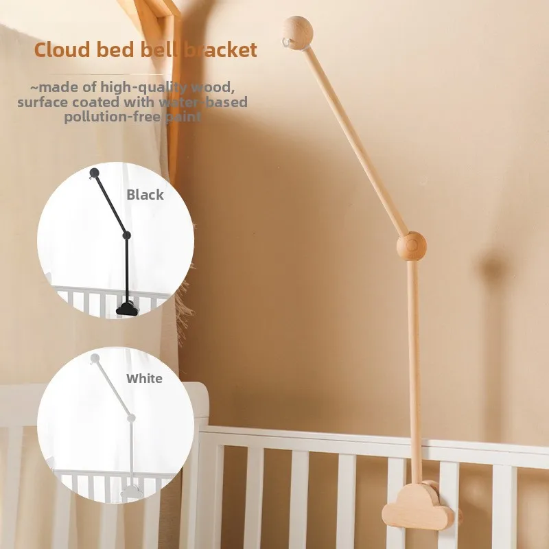 Móvil para cuna de bebé estilo nube para recién nacido suave - imagen 3